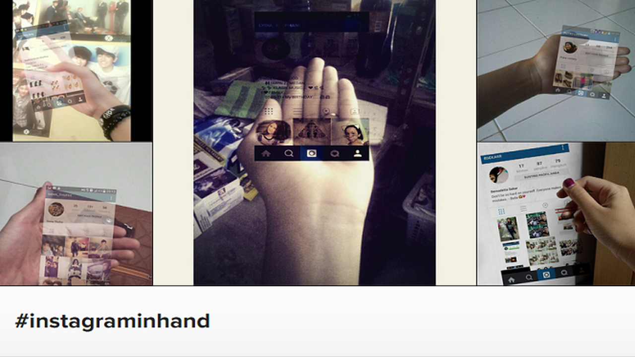 Cara Mudah Bikin Foto #instagraminhand