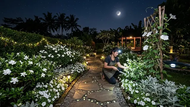 Tips Membuat Moon Garden/AI Generated