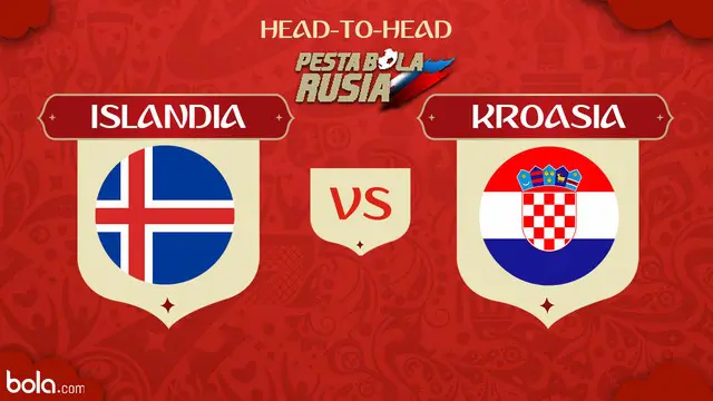 Berita video head-to-head Piala Dunia Rusia 2018: Islandia vs Kroasia.