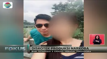 Dari hasil penggeledahan petugas di Diskotek MG, lantai dua dan empat dijadikan laboratorium pembuatan narkoba.