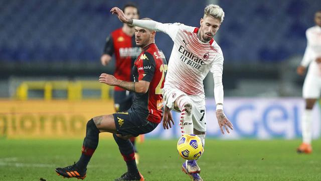 FOTO: Tertahan di Markas Genoa, AC Milan Tetap Bertengger di Puncak Serie A