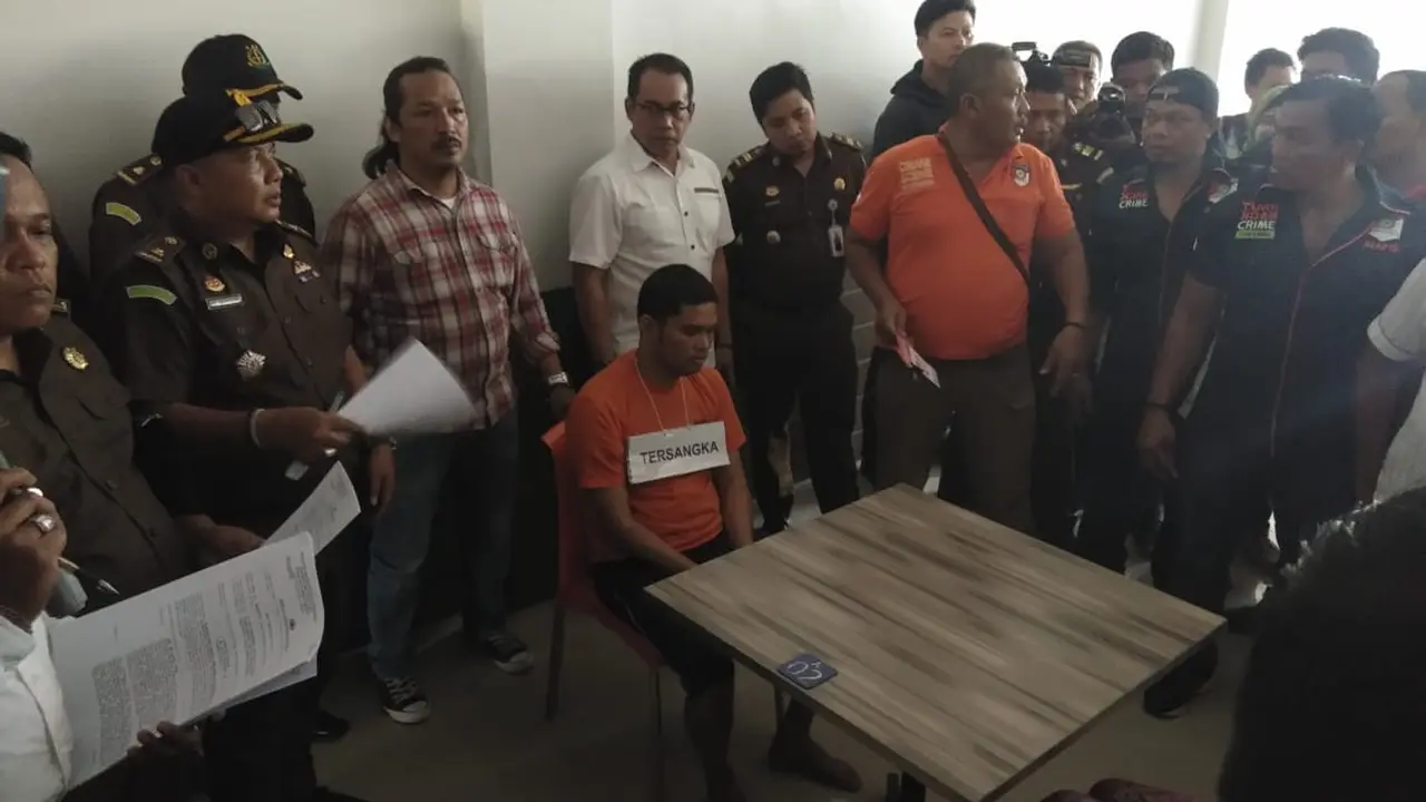 Rekonstruksi pembunuhan Hakim PN Medan