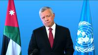 Raja Abdullah II dari Yordania berbicara di Sidang Umum PBB 2021. Dok: YouTube United Nations