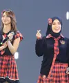 JKT48 jadi lineup yang ditunggu-tunggu di Synchronize Fest 2023 hari pertama. [Adrian Putra/Fimela.com]
