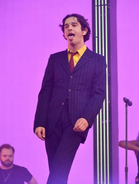 <p>Hingga kini belum ada keterangan resmi dari Taylor Swift dan Matty Healy mengenai kabar yang beredar. (Dia Dipasupil/Getty Images/AFP)</p>