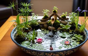 Ide kebun mini dalam wadah. [Foto: Gemini]