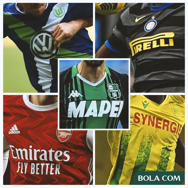 Ilustrasi - Jersey Klub dengan Sponsorship Terlama