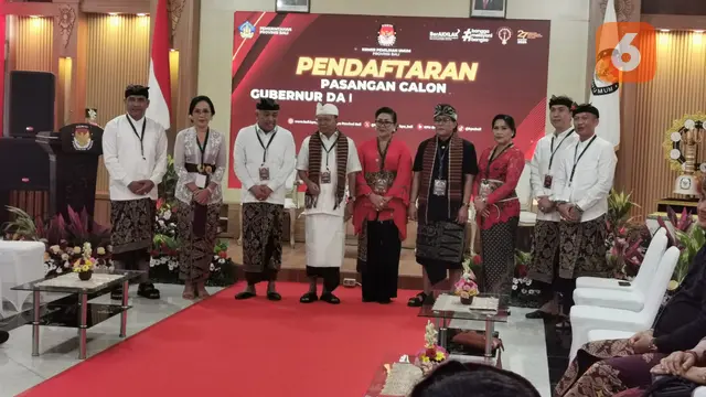 Koster-Giri Resmi Mendaftarkan Diri Sebagai Bakal Pasangan Calon Gubernur dan Wakil Gubernur Bali 2024