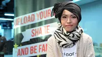 Wiwik Handayani peraih juara pertama Music Video Contest (Liputan6.com/Panji Diksana)
