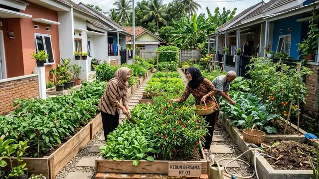 Kebun Sayur Kolektif Sistem Bedeng Tinggi