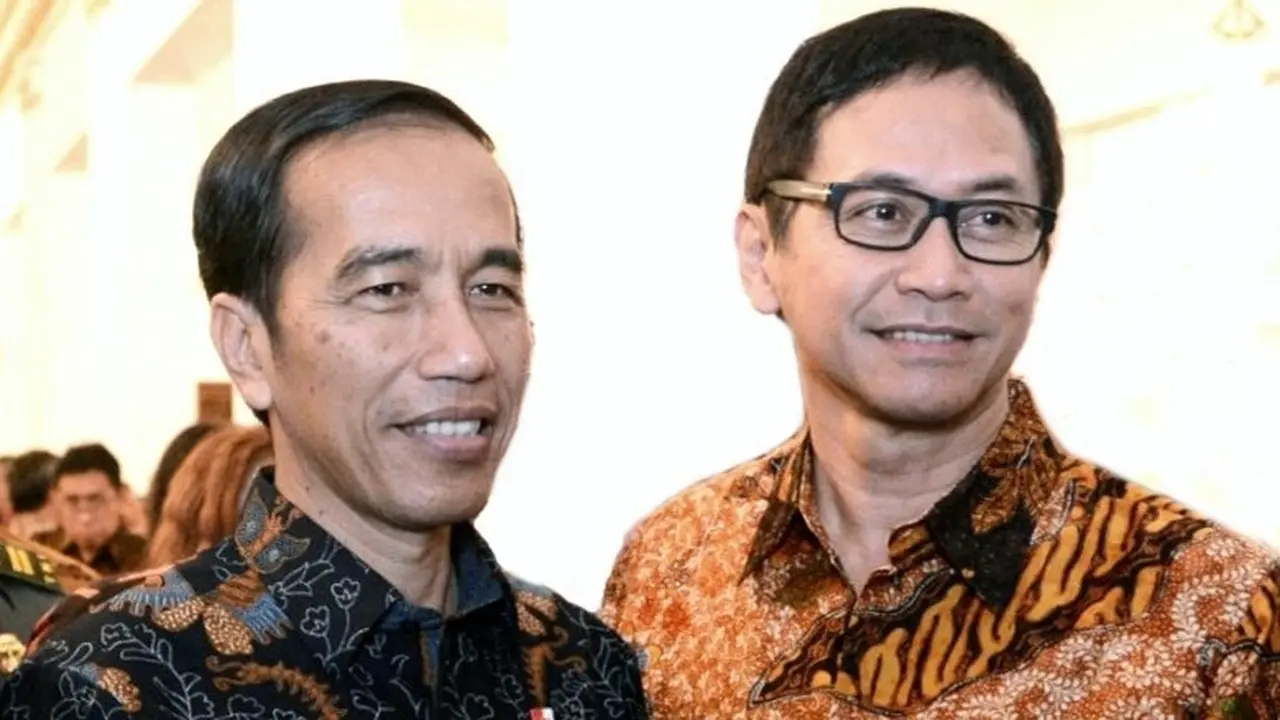 Addie MS dan Presiden Joko Widodo.