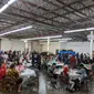 Ratusan warga Amerika menyerbu beragam stand yang menyajikan masakan halal Indonesia dari berbagai daerah di Festival Kuliner Halal. (Liputan6.com/ Istimewa)