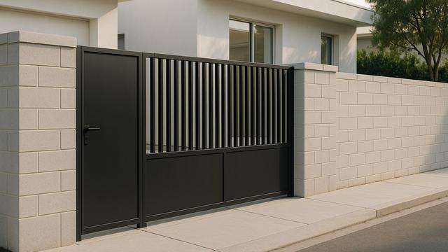 Model Pagar Batako Sederhana Minimalis