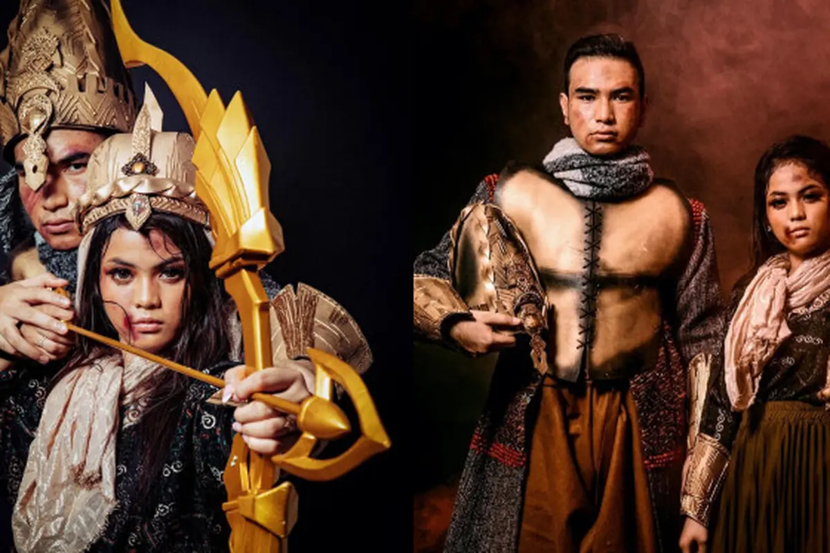 Gaya Pemotretan Hari LIDA dan Putri D'Academy 4 bertema Bajirao Mastani