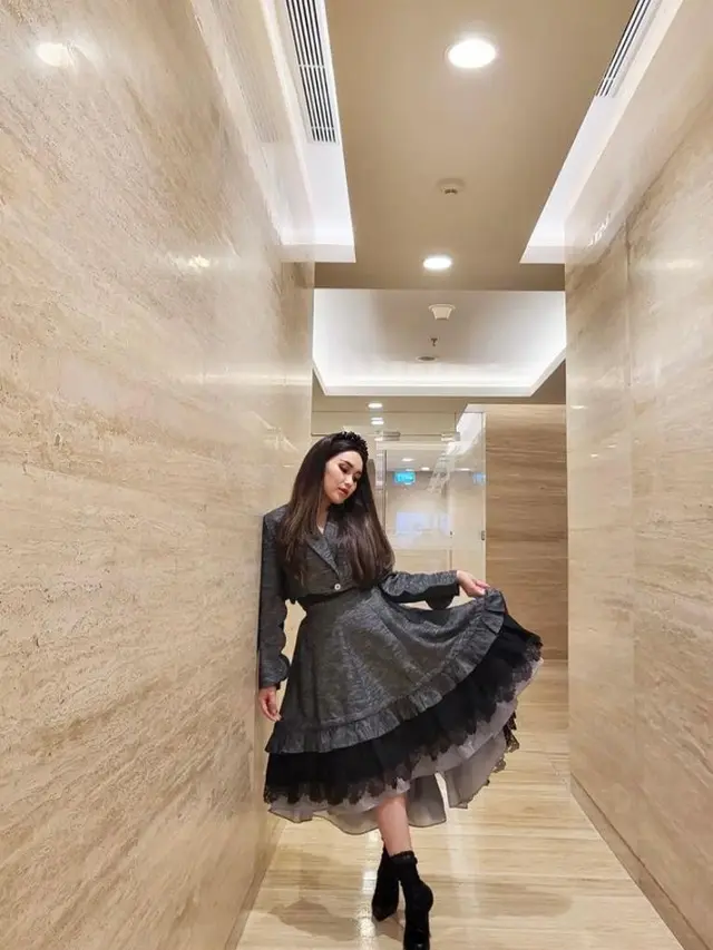 8 Tampilan Terbaru Ayu Ting Ting dengan Korean Style, Disebut Mirip Jisoo BLACKPINK