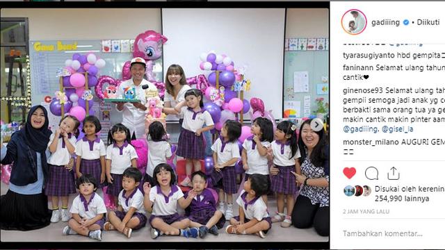 Ultah Anak Gading Marten dan Gisella Anastasia