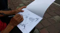 Bogor jadi kota pertama digelarnya 1O1 Travel Sketch yang digagas 1O1 hotel dan komunitas sketsa tanah air. Foto: Ahmad Ibo/ Liputan6.com.