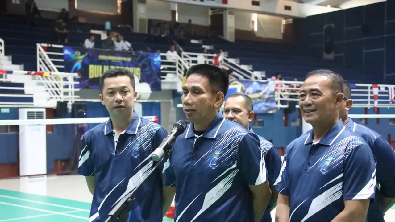 Wakil Menteri Dalam Negeri (Wamendagri) Akhmad Wiyagus menghadiri Exhibition Poral di Markas Komando Armada Republik Indonesia (Koarmada RI), Jakarta, Selasa (14/7/2026). (Dok. Istimewa)