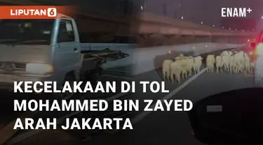 Beredar video viral terkait kecelakaan di jalan tol MBZ arah Jakarta. Diketahui, sebuah truk berwarna abu-abu tampak rusak parah dan sedang menepi