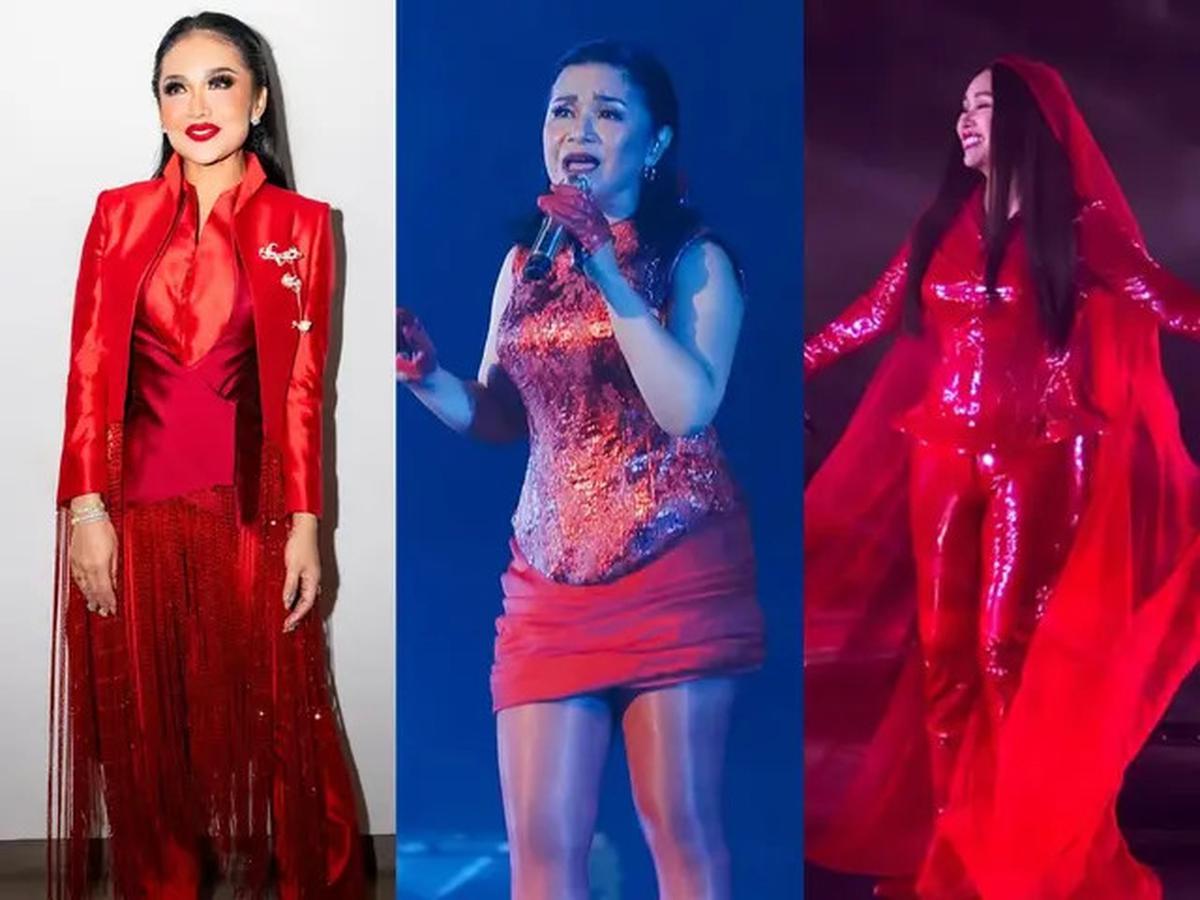 Gaya Kompak Tiga Diva Krisdayanti, Ruth Sahanaya, dan Titi DJ di Satu Panggung, Tampil Energik di Usia 50an