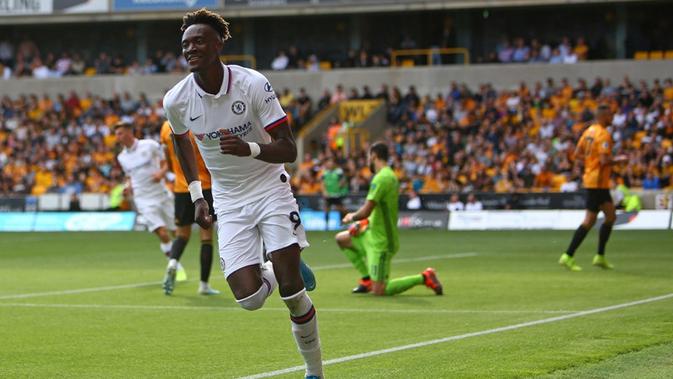 Penyerang Chelsea, Tammy Abraham (AFP/GEOFF CADDICK)
