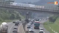 [VIDEO] Arus Balik Ruas Tol Cipularang Mulai Ramai