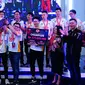 Tim Esports Universitas Bina Nusantara keluar sebagai Juara Umum  IEL University Series 2019 pada Laga Mobile Legends. (Doc: Mix 360 Esports)