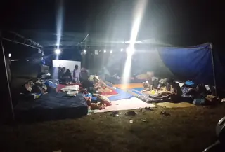 Kondisi Pengungsi di Posko Binaan Satar Kampas (Istimewa)