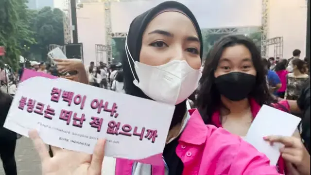 Cita Kirana nonton Blackpink