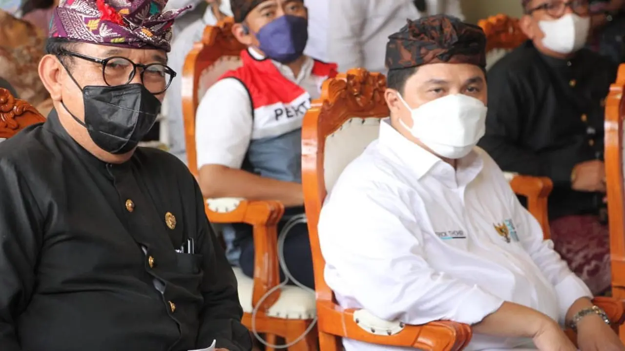 Menteri BUMN Erick Thohir di Bali. (Dok BUMN)