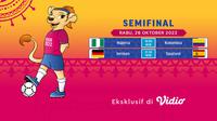 Jadwal dan Live Streaming Piala Dunia Wanita U-17 2022 Babak Semifinal, Kamis 26 Oktober 2022. (Sumber : dok. vidio.com)