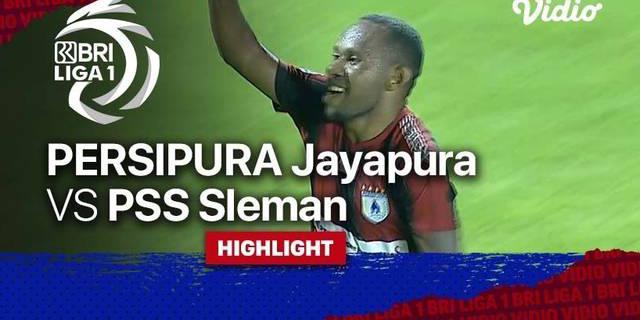 VIDEO: Menang atas PSS Sleman, Persipura Jayapura Jaga Asa Lolos dari Degradasi BRI Liga 1