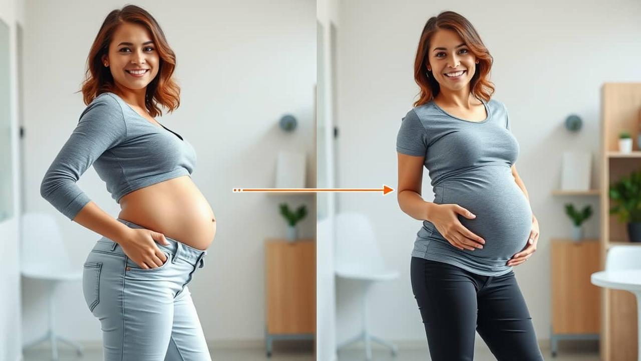 perbedaan perut buncit dan hamil