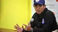 Asisten Pelatih Arema Cronus Joko Susilo. (Liputan6.com/Rana Adwa)