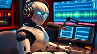 Ilustrasi Radio di Australia Diam-diam Gunakan Penyiar AI, Pendengar Merasa Tertipu (Sumber: qwen.ai)