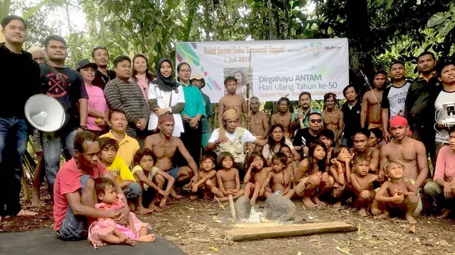 Suku Tobelo Dalam di Halmahera Timur  (Foto: Liputan6.com/Hairil Hiar).ha