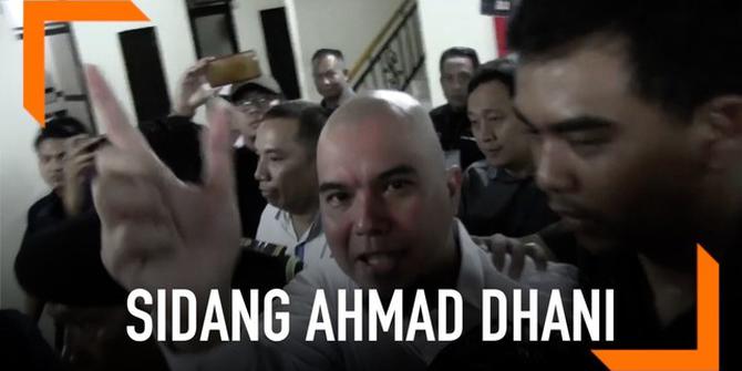 VIDEO: Ini Komentar Ahmad Dhani Sebelum Jalani Sidang