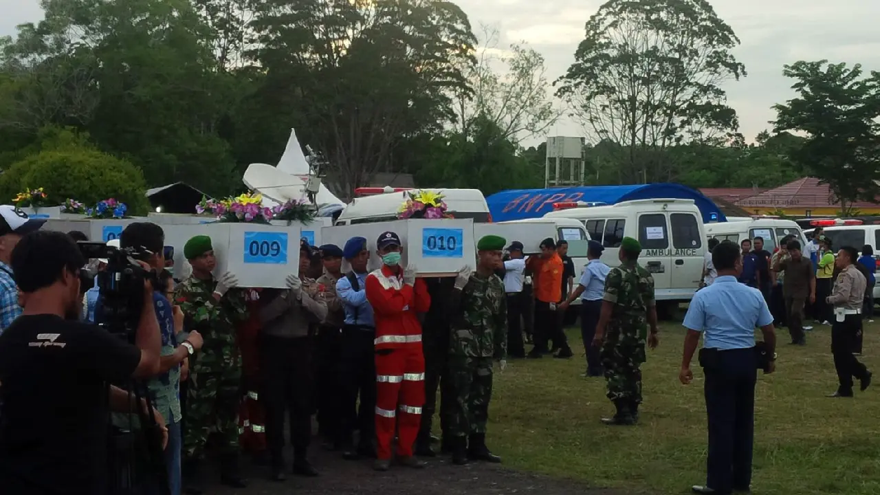  10 Jenazah Diterbangkan ke Surabaya dari Pangkalan Bun