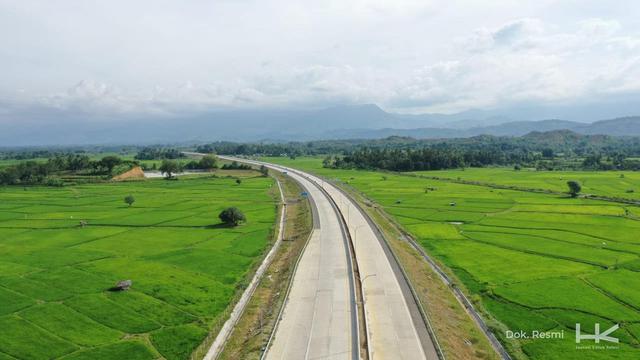 Hutama Karya terus melanjutkan penugasan untuk membangun Jalan Tol Trans Sumatera (JTTS). (Dok HK))