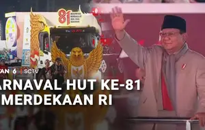 Intip Kemeriahan Karnaval HUT ke-81 RI di Monas