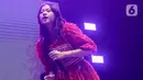 Penampilan Raissa Anggiani menjadi salah satu yang paling berkesan di rangkaian KapanLagi Pensi Bareng FANTA 2025. (Liputan6.com/Herman Zakharia)