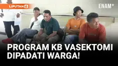 Dapat Bansos &amp; 500 Ribu, Warga Subang Padati Layanan Vasektomi