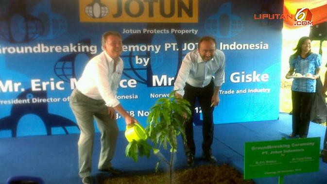 Jotun Bikin Pabrik  Cat  Baru di  Cibitung Bisnis Liputan6 com