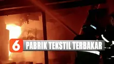 Kebakaran terjadi diduga akibat meledaknya salah satu mesin di ruang produksi.