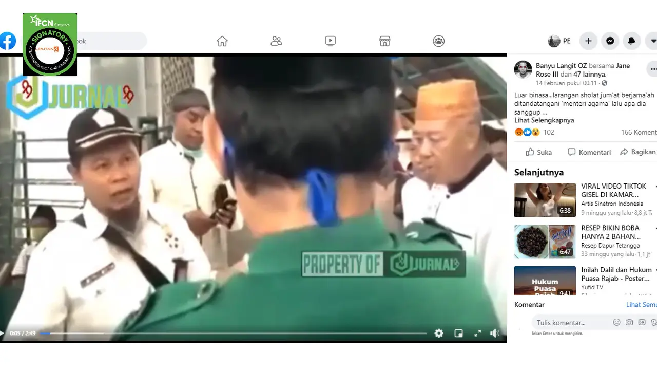 Cek Fakta Menelusuri klaim  Menag Yaqut menandatangani surat surat larangan salat Jumat