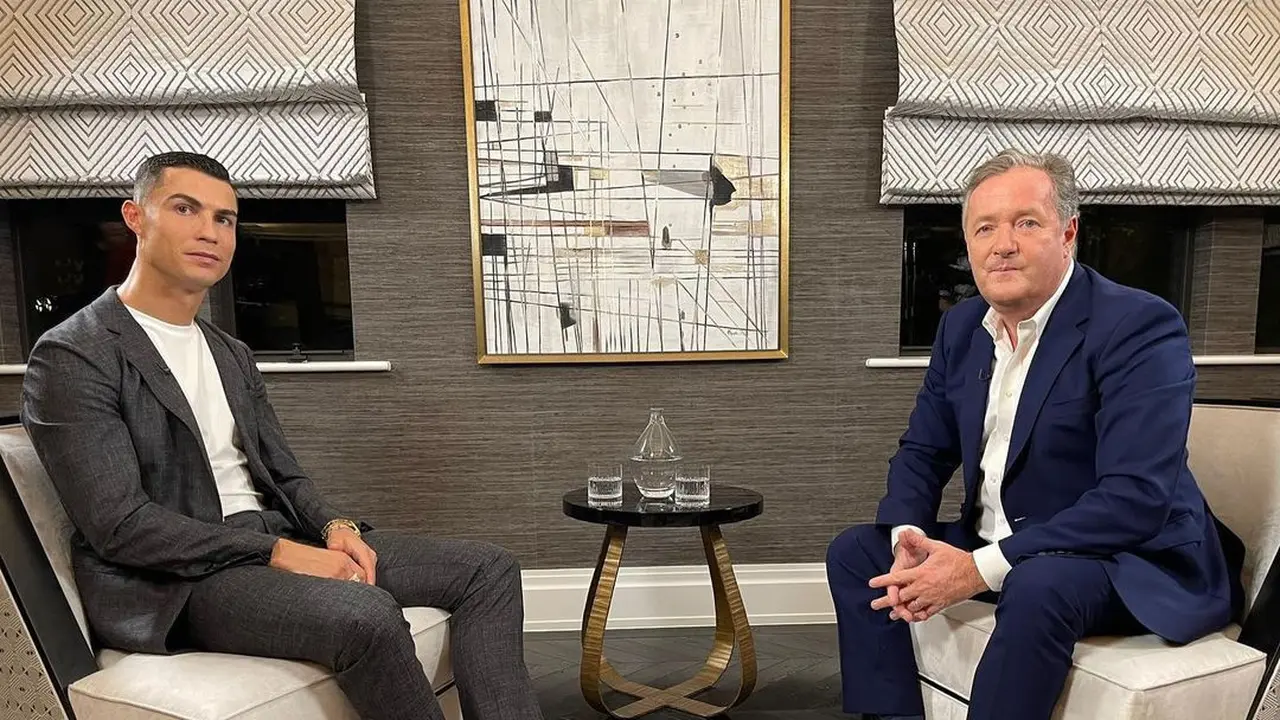 Cristiano Ronaldo dan Piers Morgan
