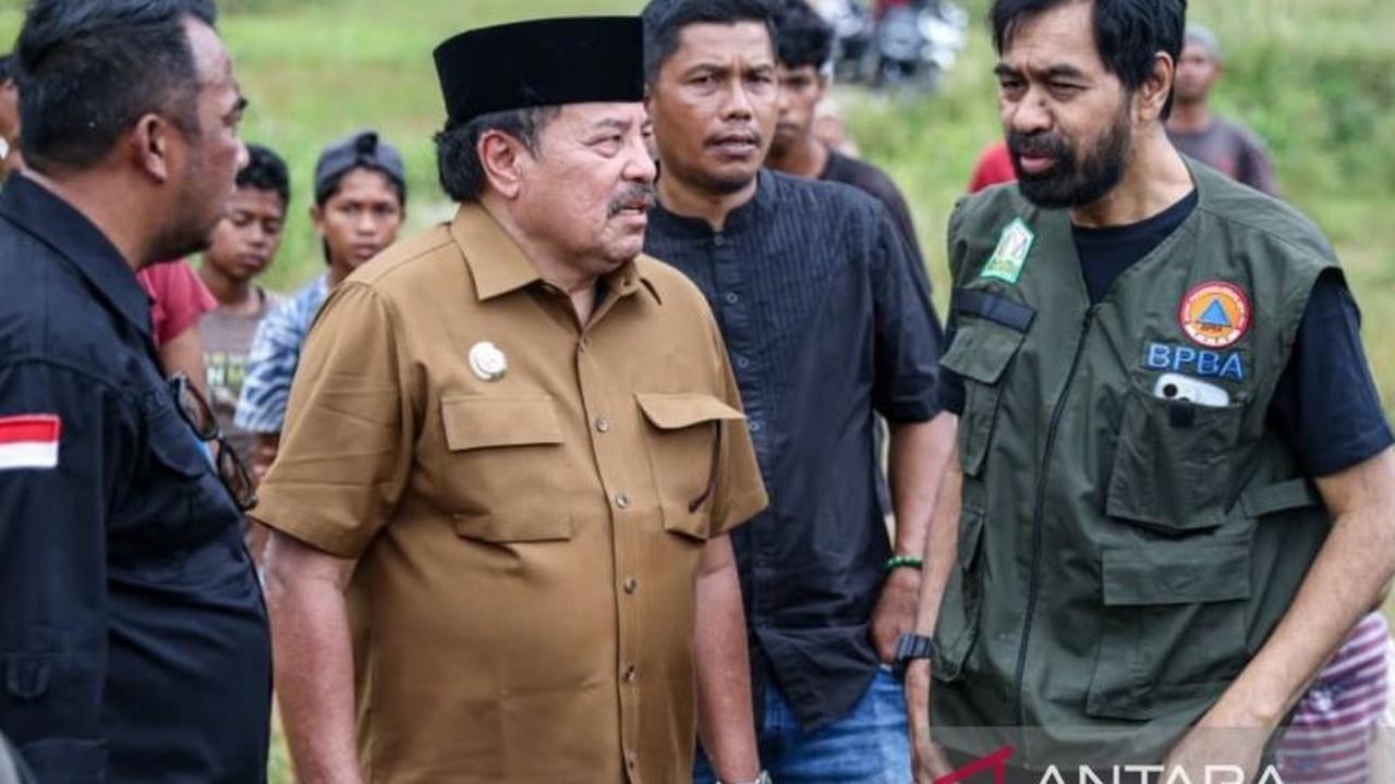 Gubernur Aceh Percepat Perbaikan Jembatan Nagan Raya-Gayo yang Putus Akibat Banjir Bandang