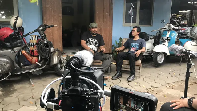Suasana di lokasi syuting film The Last Day. (Foto: Dok. Koleksi Pribadi Mario Arfani)