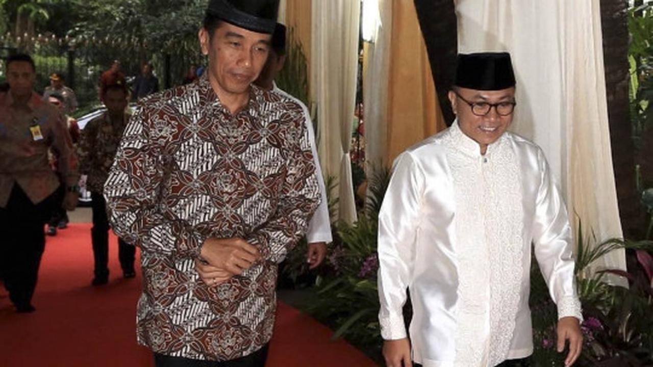 Presiden Jokowi hadiri buka puasa bersama di rumah Ketua MPR