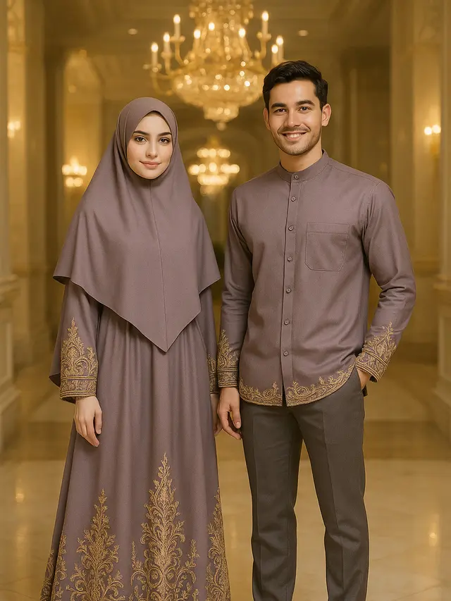 Inspirasi Outfit Kondangan Pria dan Wanita Couple